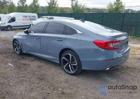 2022 Honda Accord Sport из США, поврежденный, VIN 1HGCV1F32NA123503